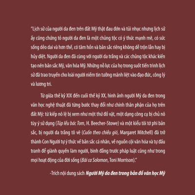 Người Mỹ Da Đen Trong Bản Đồ Văn Học Mỹ