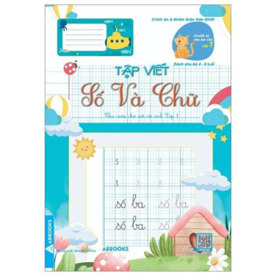 Sách - Chuẩn Bị Cho Bé Vào Lớp 1 - Tập Viết Bộ 10 Quyển - ABBOOKS