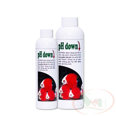 Dung dịch giảm pH PTV pH Down hạ độ cứng kH làm mềm nước bể thủy sinh cá tép cảnh