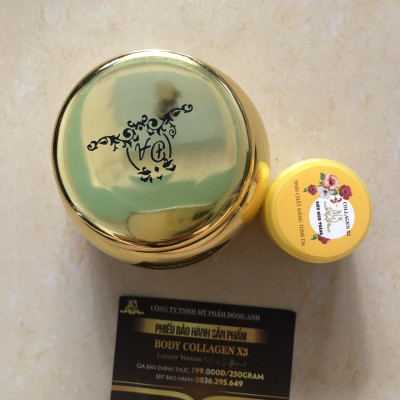 Combo Kem Body Collagen X3 Luxury + Tắm Trắng Mix Saffron + Kích Trắng Da Toàn Thân X3
