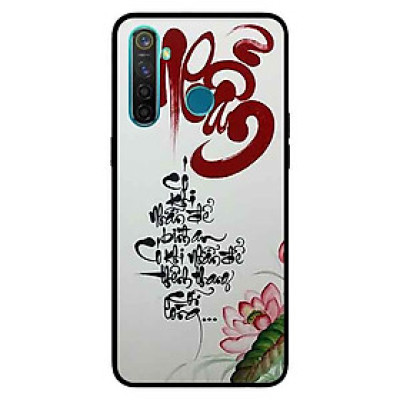 Ốp Lưng in cho Realme 5 Pro / Realme Q Mẫu Thư Pháp NHẪN - Hàng Chính Hãng