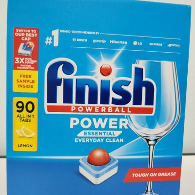 Viên Rửa Chén Bát Finish Power Essential - Viên 6 chức năng làm sạch -Tiết kiệm-Hàng chính hãng 
