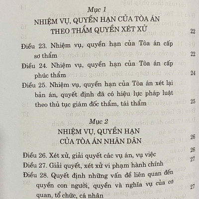  Luật Tổ Chức Toà Án Nhân Dân Năm 2024 ( Sửa Đổi, Bổ Sung Năm 2025)
