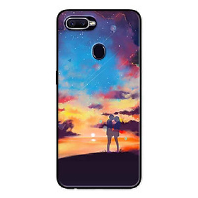 Ốp Lưng in cho Realme 2 Mẫu Vũ Trụ Tình Yêu - Hàng Chính Hãng