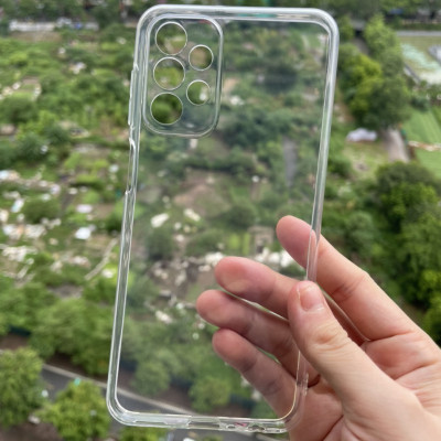 Ốp lưng silicon cho Samsung Galaxy A23 dẻo Gor Bảo vệ camera trong suốt Hàng nhập khẩu
