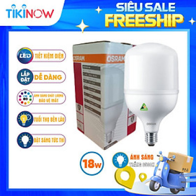 Bóng đèn LED trụ T-Bulb OSRAM E27 - Tiết kiệm điện, độ sáng cao, chất lượng ánh sáng vượt trội, bảo vệ quá nhiệt, chống xung 2.5Kv - Hàng Chính Hãng 