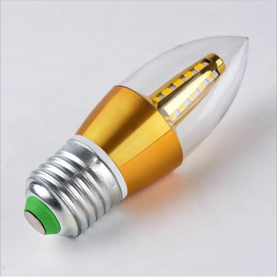 Combo 5 combo 10 đèn nến đui E27 LED ánh sáng vàng nắng hiện đại