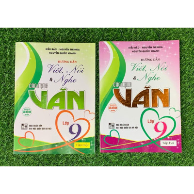 Sách - Combo Hướng dẫn viết, nói & nghe các dạng văn lớp 9 tập 1 + 2 (HA-MK)