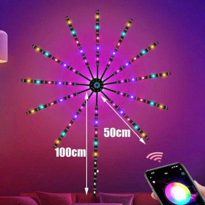 Đèn Led Dán Tường RGB 16 Màu Cảm Biến Âm Thanh Có Remote