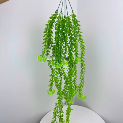 Cụm lá rủ giả - Dây leo trang trí - dài 40cm đến 80cm - Cây giả, hoa lụa Decor trang trí nhà cửa