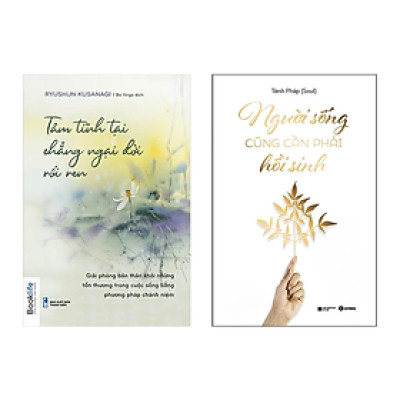 Combo 2 Cuốn Sách Tôn Giáo Tâm Linh: Tâm Tĩnh Tại Chẳng Ngại Đời Rối Ren + Người Sống Cũng Phải Hồi Sinh