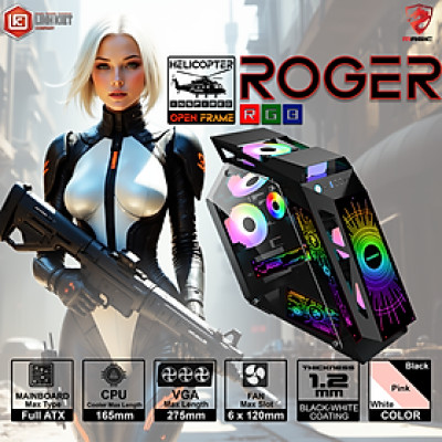 CASE MAGIC ROGER RGB (ATX) - Hàng chính hãng