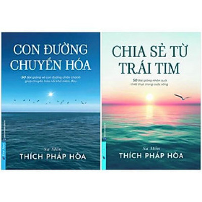Combo Sách Con Đường Chuyển Hoá + Chia Sẻ Từ Trái Tim (Bộ 2 Cuốn) - Bìa mềm - First News