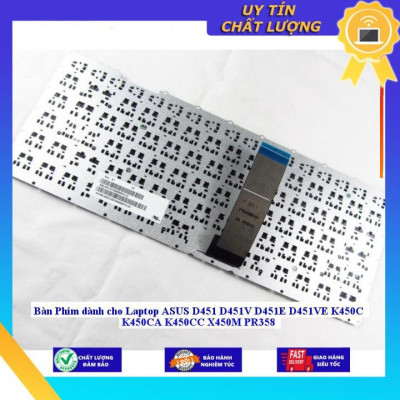 Bàn Phím dùng cho Laptop ASUS D451 D451V D451E D451VE - Hàng Nhập Khẩu New Seal