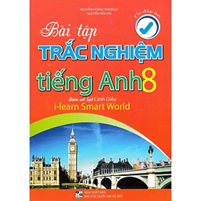Sách - Bài Tập Trắc Nghiệm Tiếng Anh 8 - Có Đáp Án - Bám Sát SGK Cánh Diều - Hồng Ân