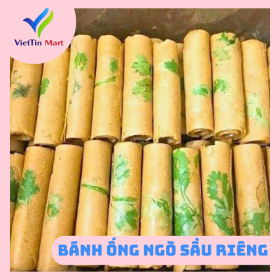 Bánh Ống Ngò Nhân Kem Sầu Riêng Viettin Mart 450Gr