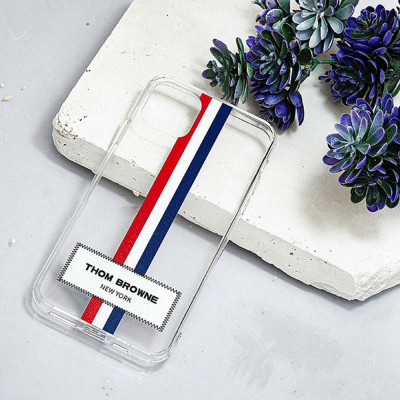 Ốp lưng trong suốt chống sốc cho iPhone 12 / iPhone 12 Pro hiệu Likgus Thom Browne (bảo vệ toàn diện, chất liệu cao cấp, thiết kế thời trang)  - hàng nhập khẩu (Likgus là thương hiệu, thom browne là tên mã)