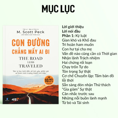 Sách - Con Đường Chẳng Mấy Ai Đi (M. Scott Peck)