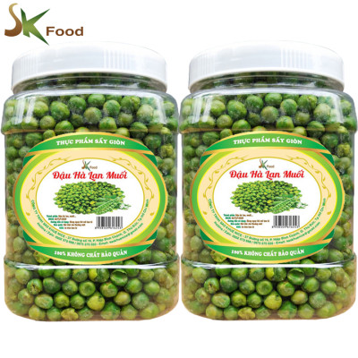 1Kg Đậu Hà Lan Sấy Muối Giòn Ngon Thương Hiệu SK FOOD