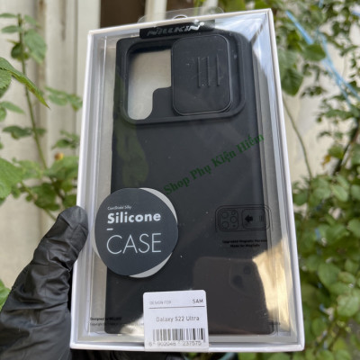 Ốp lưng dành cho Samsung S22 Ultra Camshield Silky chống sốc Nillkin - Hàng nhập khẩu
