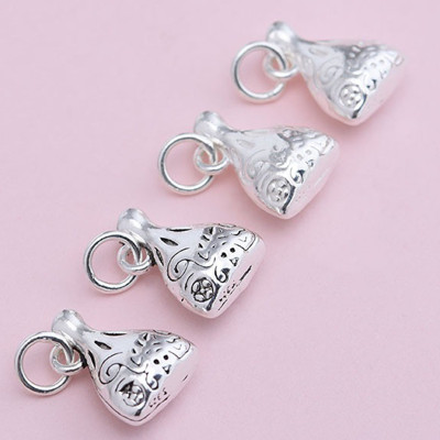 Combo 2 cái charm bạc túi tiền treo - Ngọc Quý Gemstones