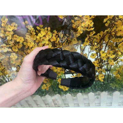 Cài bờm tóc giả tết bính rít to 7c cao cấp 