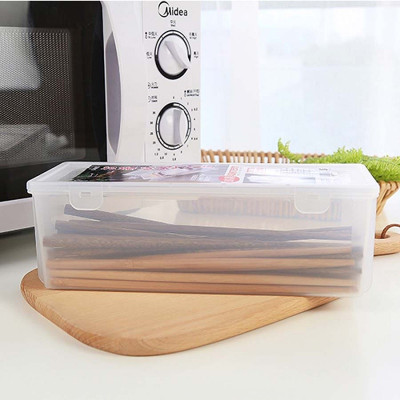 Combo hộp đựng đũa thìa cất gọn có nắp khóa an toàn Sanada 1.6L nội địa Nhật Bản (Made in Japan)