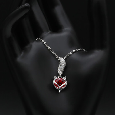 Dây Và Mặt Dây Chuyền Bạc Hiểu Minh DMD209R hồ ly