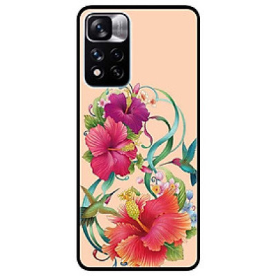 Ốp lưng dành cho Xiaomi Redmi Note 11 Pro 5G ( Bản Nội Địa ) - Hoa Bụt Nền Da