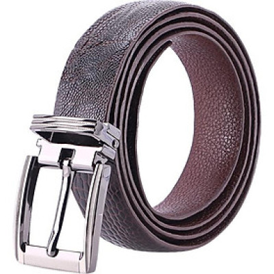 Thắt Lưng Nữ Da Đà Điểu Trơn Huy Hoàng HT5412 - Nâu Đất