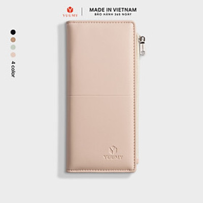 Ví Yuumy (Thời trang nữ cầm tay dáng đứng  - Ví da Seasand YV116)