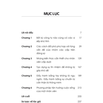 Thuật đọc tâm lý Sếp