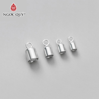 Combo 8 cái charm bạc chụp đầu dây - Ngọc Quý Gemstones