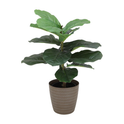 Chậu trồng cây bằng nhựa PP SANDOSA màu nâu 18x18x17 cm | Index Living Mall - Phân phối độc quyền tại Việt Nam