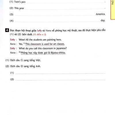 Tiếng Anh Dành Cho Học Sinh Trung Học Cơ Sở (Tập 3)