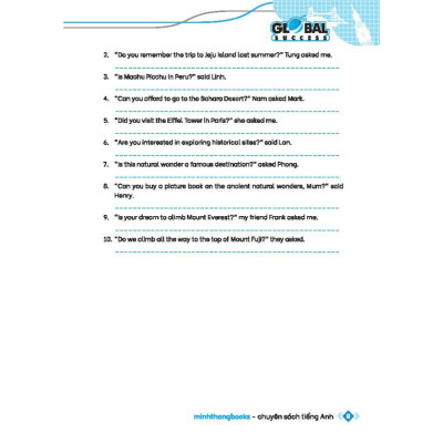 Sách - Global Success - Bộ Đề Kiểm Tra Tiếng Anh Lớp 9 - Minh Thắng