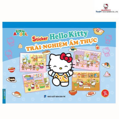 Sách - Sticker Hello Kitty - Nông Trại, Siêu Thị Vui Nhộn, Mua Sắm, Ngôi Nhà, Công Viên, Trải Nghiệm Ẩm Thực - Combo 6 Cuốn - Minh Thắng