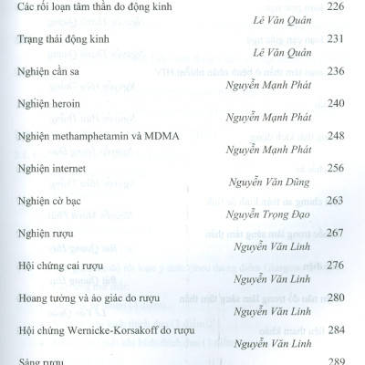 Thực Hành Lâm Sàng Tâm Thần Học - PGS.TS. Bùi Quang Huy chủ biên