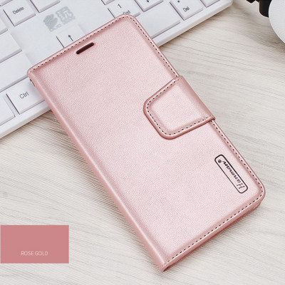 Bao da dạng ví cho OPPO Reno8 Z 5G hiệu Hanman có quai cài - Hàng chính hãng