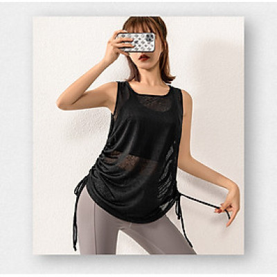 Áo Tank Top Dây Rút Thể Thao Nữ