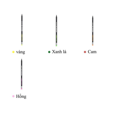 Bộ 3 cây bút chì gỗ STABILO Swano 2B thân đen + tẩy ER191E (PC4918-C3+) - Xanh