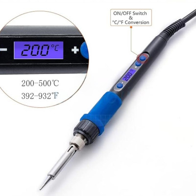 Vinasemi 928D-I Tay Hàn Điều Chỉnh Nhiệt Độ Có LCD Hiển Thị Nhiệt 100W, 220VAC, 200~500℃