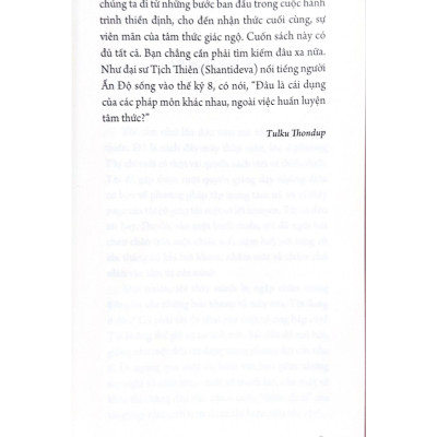 Tâm Thư Thái - Dza Kilung Rinpoche - Vanlangbooks