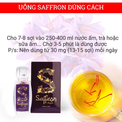 [Bộ quà Tặng Sức Khỏe] Nhụy Hoa Nghệ Tây Saffron Salam 1Gr Tặng Kèm Mật ong Ngâm Saffron