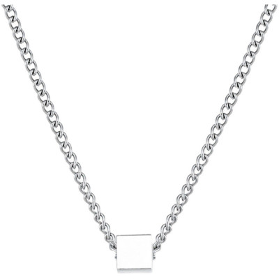 Vòng cổ hình vuông dây chuyền Vương Nhất Bác