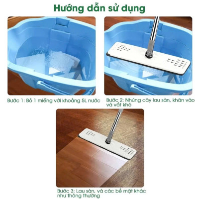 COMBO 30 Giấy Lau Nhà Hòa Tan Thay Thế Nước Lau Sàn Với Công Nghệ Hương Thơm Dịu Nhẹ, Sạch Bóng Sàn Nhà Chỉ Với Một Miếng Giấy 