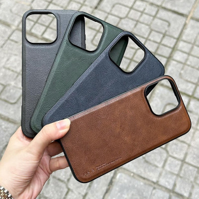 Ốp lưng cho iPhone 16 Pro Max, iPhone 16 Pro, iPhone 16 Plus, iPhone 16 hiêu X-Level lưng da viền mềm chống sốc cao cấp - hàng chính hãng