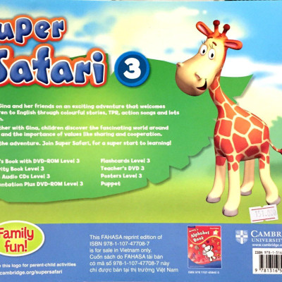 Super Safari Level 3 Activity Book