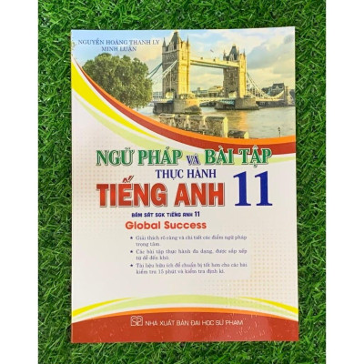Sách - Combo Ngữ Pháp Và Bài Tập TH Tiếng Anh 11 - Bám Sát SGK Tiếng Anh 11 - Global Success + I-Learn Smart World (HA)