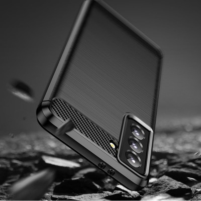 Ốp Lưng Chống Sốc Cho SamSung Galaxy S21 FE, S20 FE Chính hãng RUGGED ARMOR Vân Sợi Carbon, Bảo Vệ Camera Sau - Hàng Chính Hãng